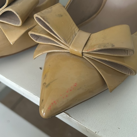 Steve Madden Ravesh bow pump in Blush Patent size 9 - Picture 2 of 4